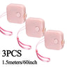 3PCS Square-Pink