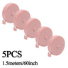 5PCS  Round-Pink